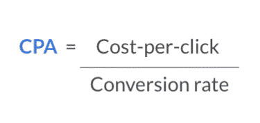 A simple formula to calculate CPA