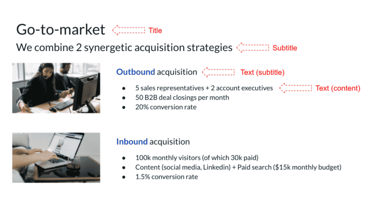 startup pitch deck design tips