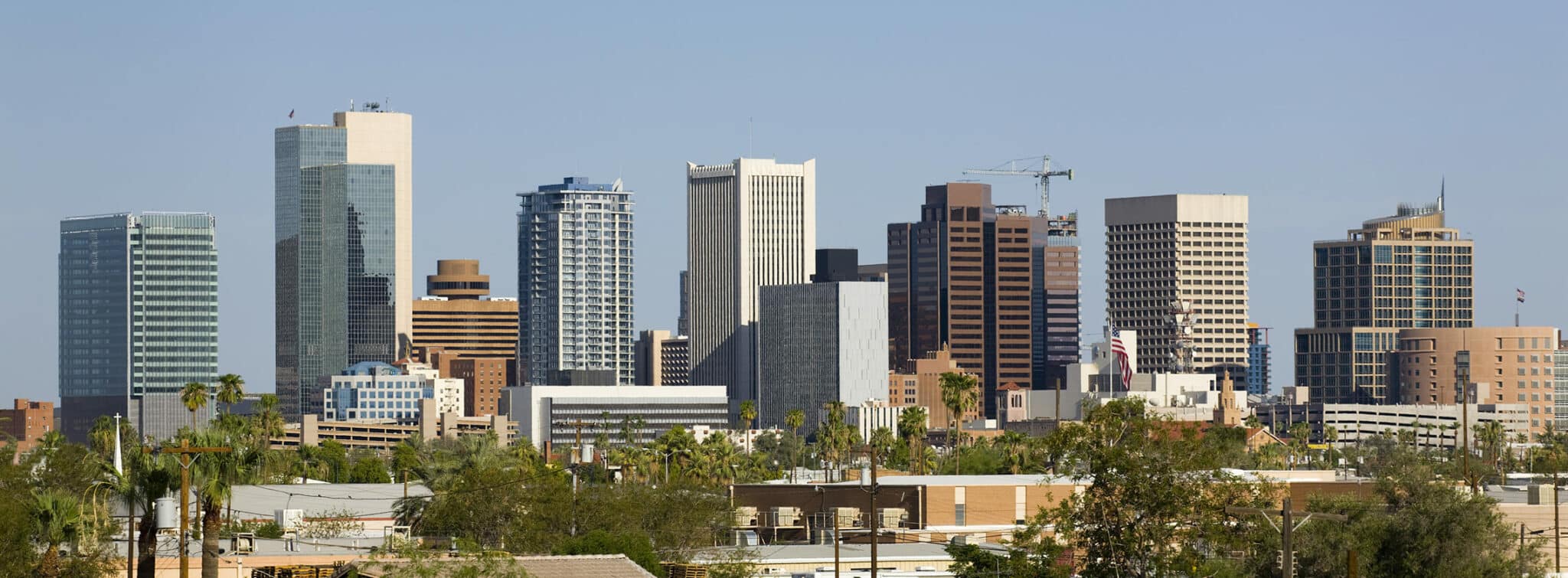 the skyline of phoenix