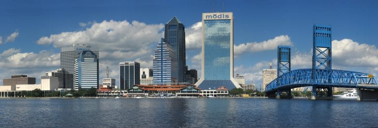 the skyline of jacksonville