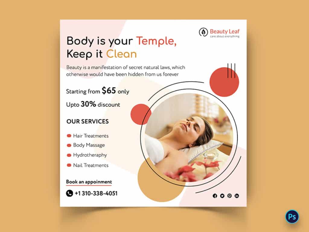 business plan template for a beauty spa