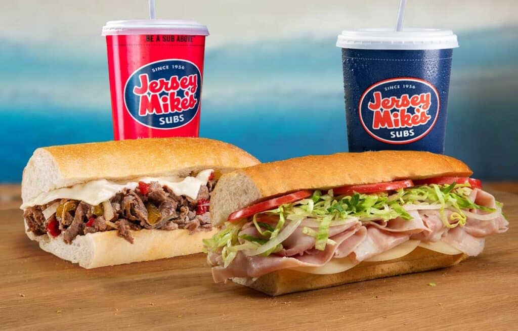 Jersey mike's hot sale sub prices