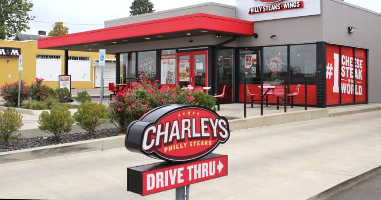 Charley's drive thru storefront