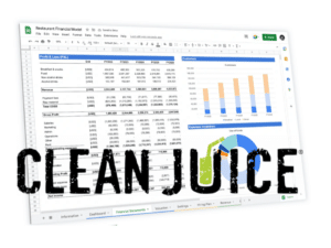Clean Juice franchise business plan template