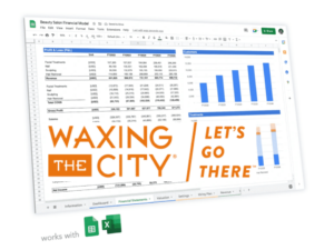 Waxing The City franchise business plan template