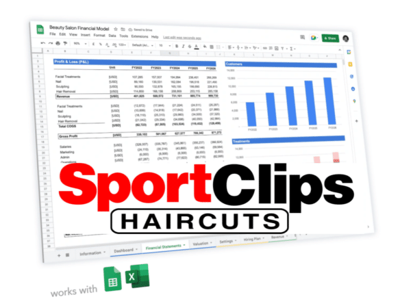 Sport Clips franchise business plan template