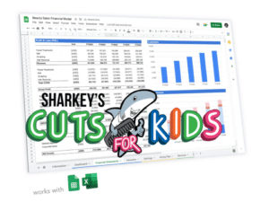 Sharkey's Cuts For Kids franchise business plan template