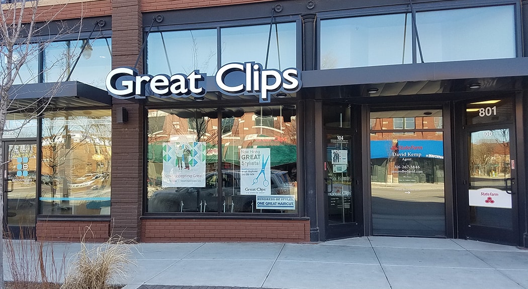 Great Clips franchise storefront