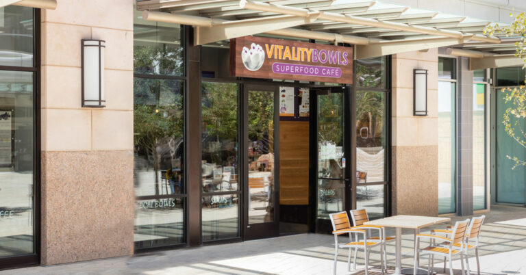Vitality Bowls franchise restaurant