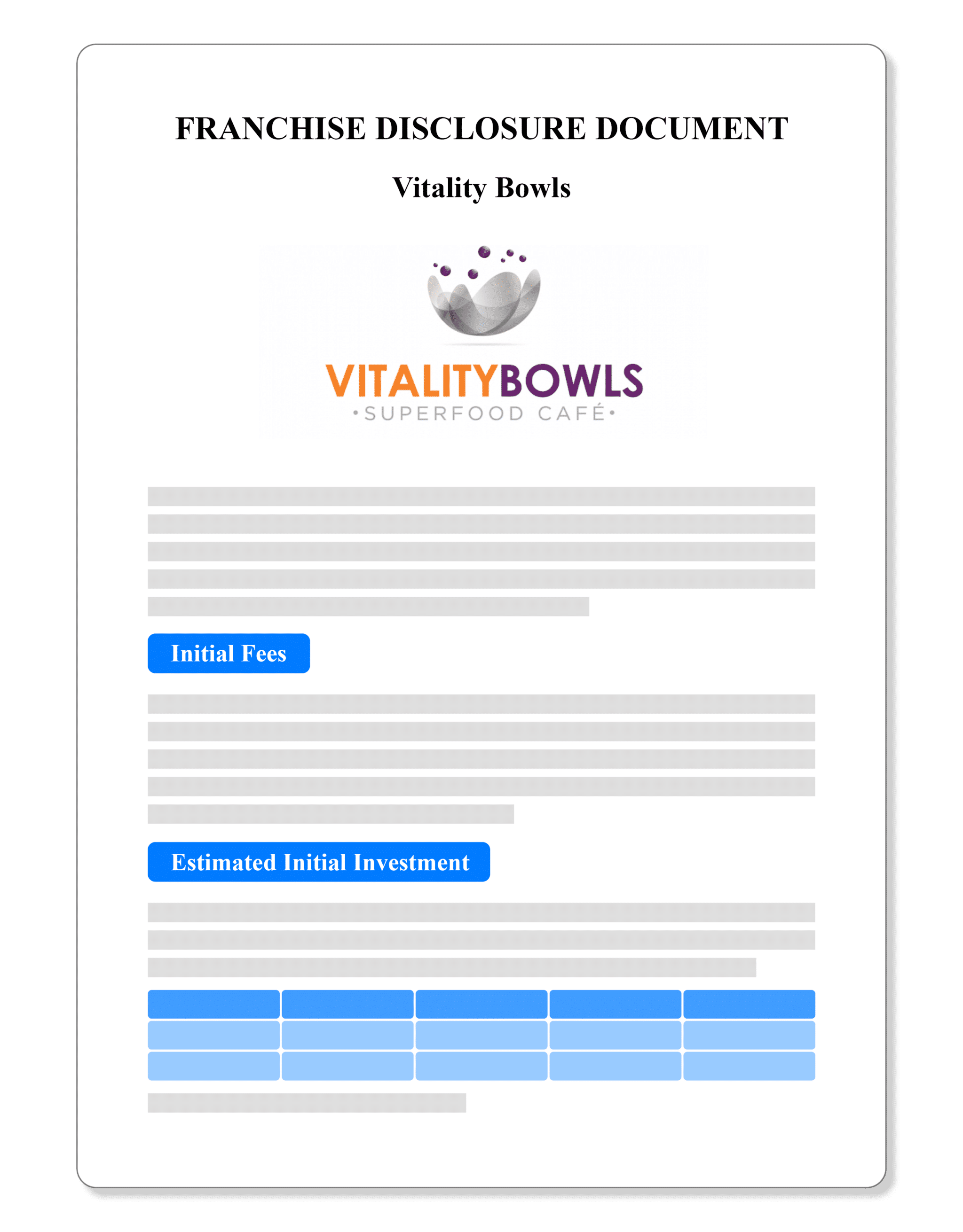 Vitality Bowls FDD