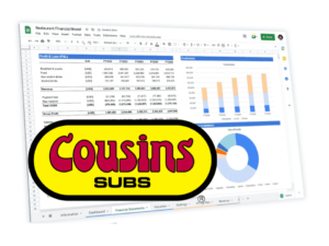 Cousins Subs franchise business plan template