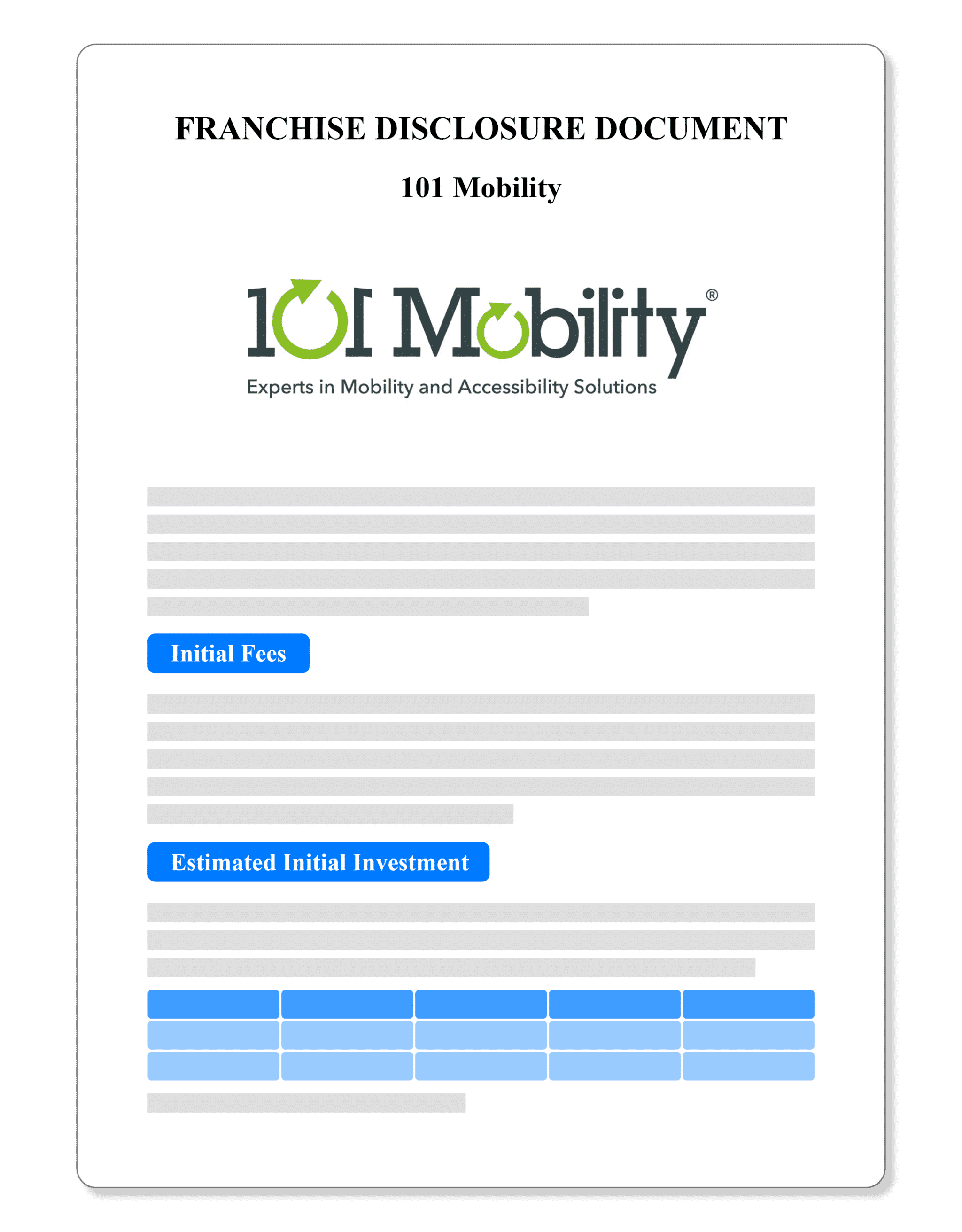 101 Mobility FDD