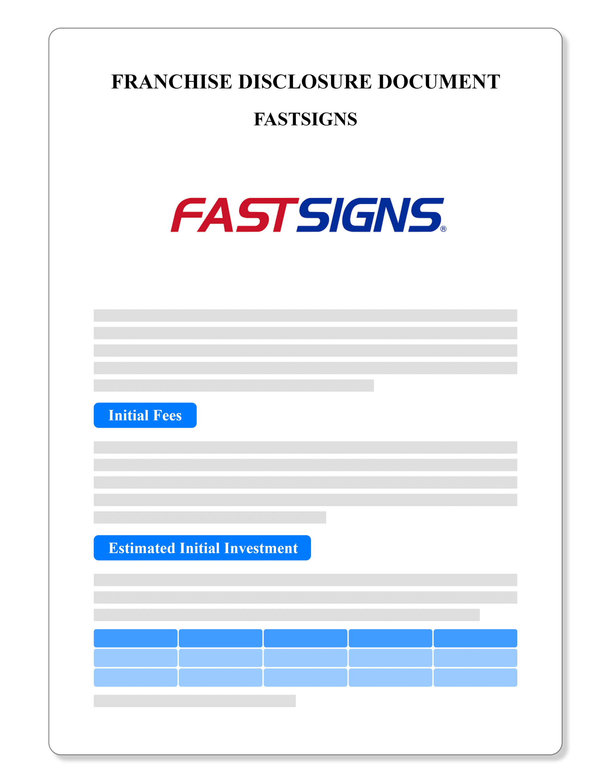 FastSigns FDD