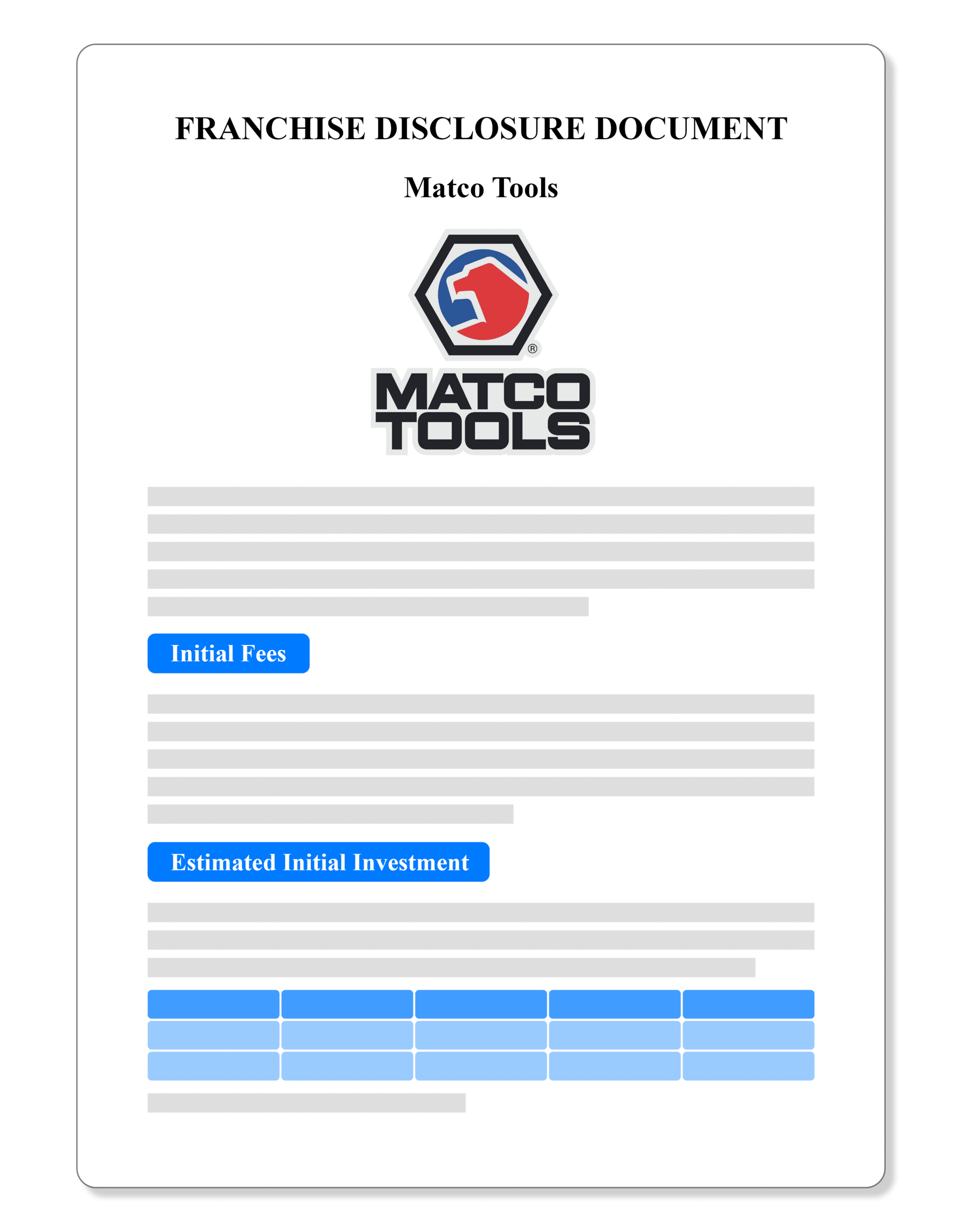 Matco Tools FDD