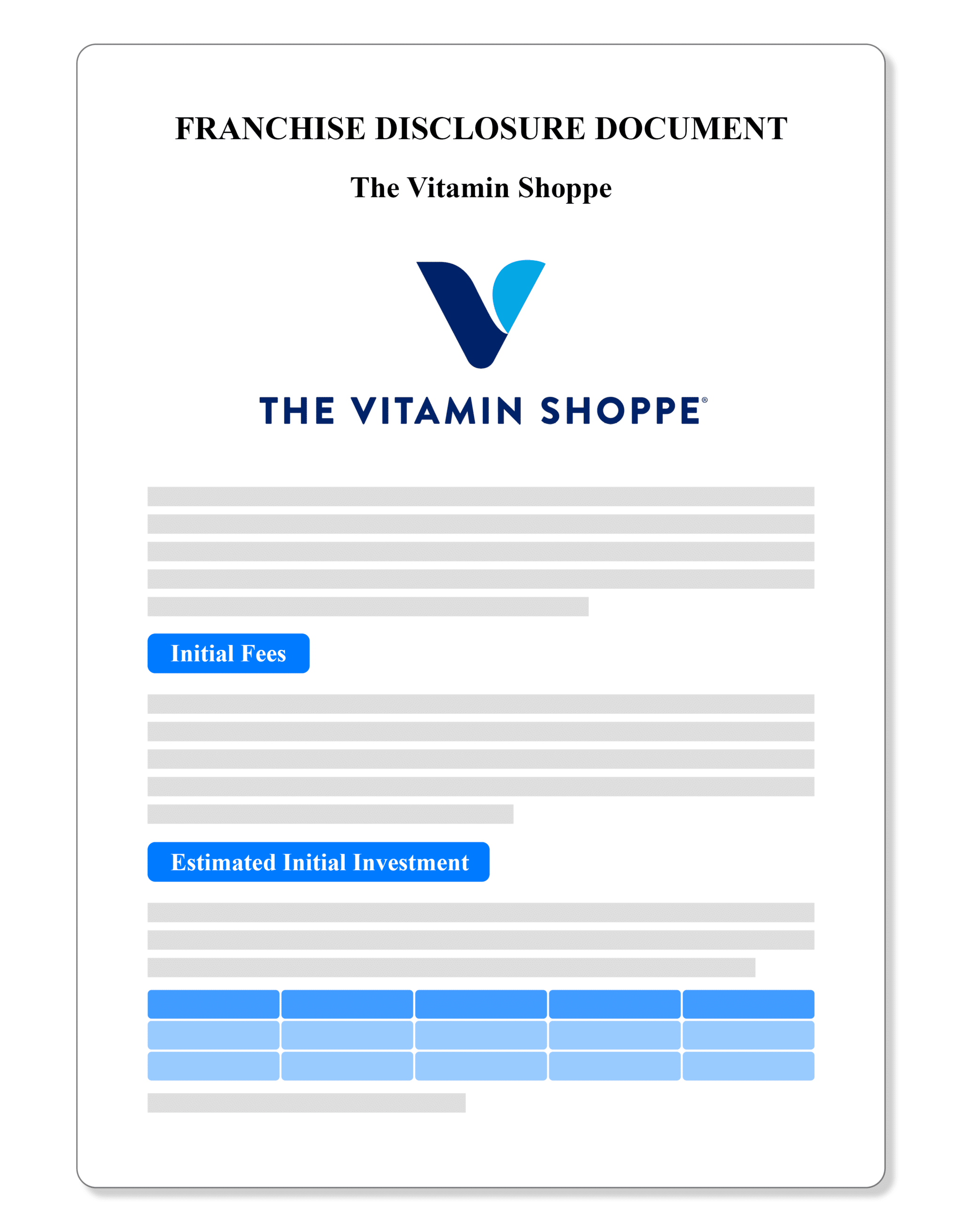 The Vitamin Shoppe FDD