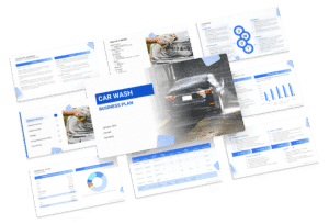 The business plan template for a car wash