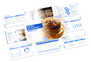 The business plan template of a burger restaurant