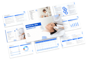 The business plan template of a medical spa
