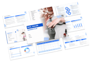 The business plan template of a nail salon