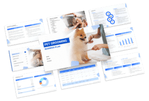 The business plan template of a pet grooming business