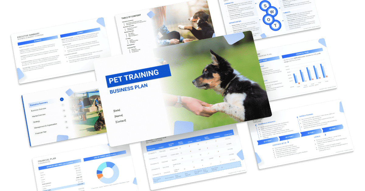 Pet Training Business Plan