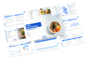 the business plan template for a poke restaurant