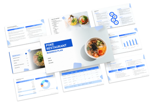 the business plan template for a poke restaurant