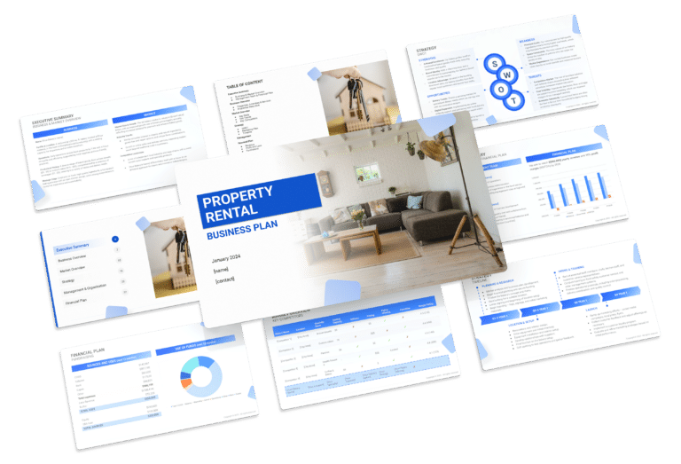 Property Rental Business Plan Template (Airbnb / VRBO)