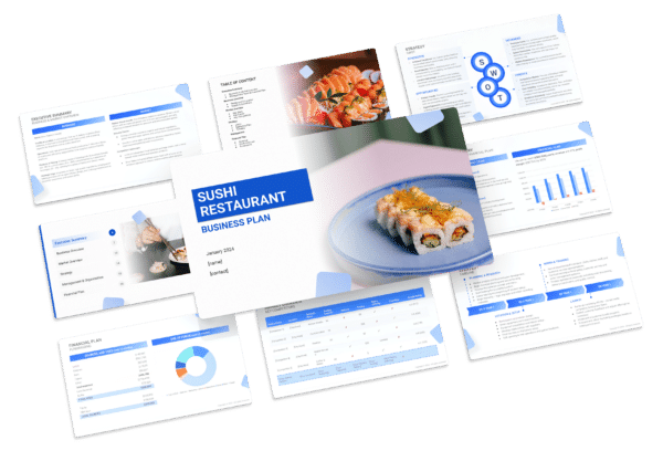 the business plan template for a sushi restaurant