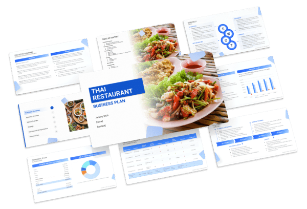the business plan template for a thai restaurant