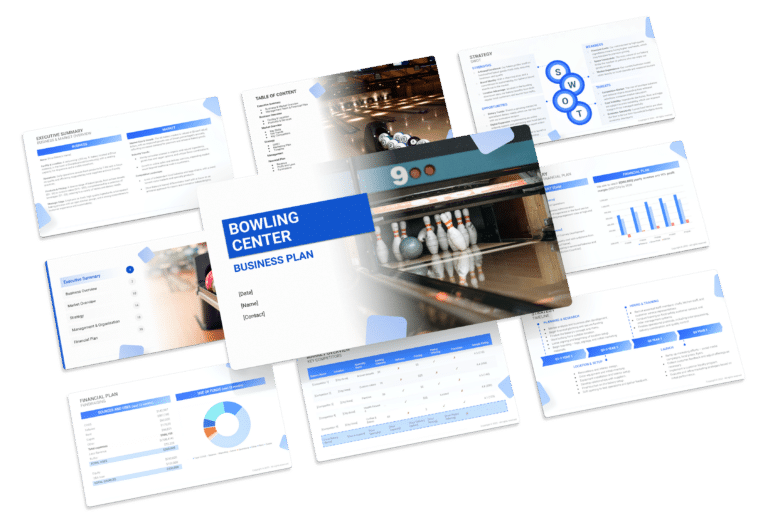 the business plan template for a Bowling Center
