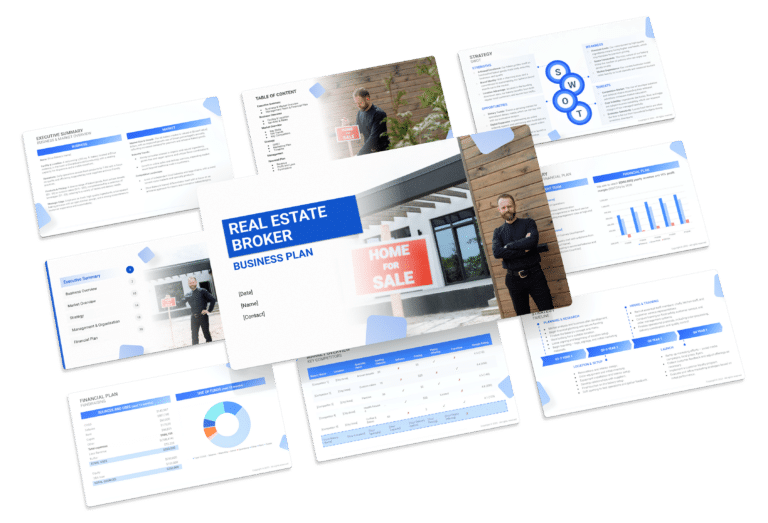 the business plan template for a Real Estate Brokerage