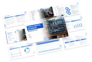 the business plan template of a tools rental business