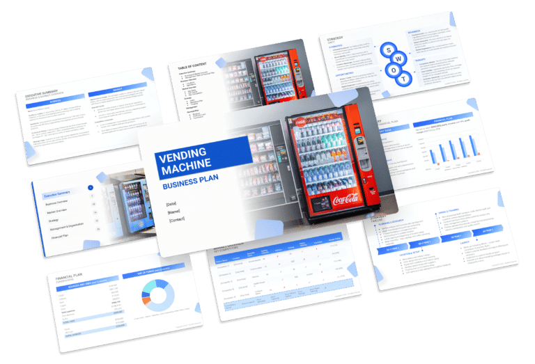 the business plan template for a vending machine business