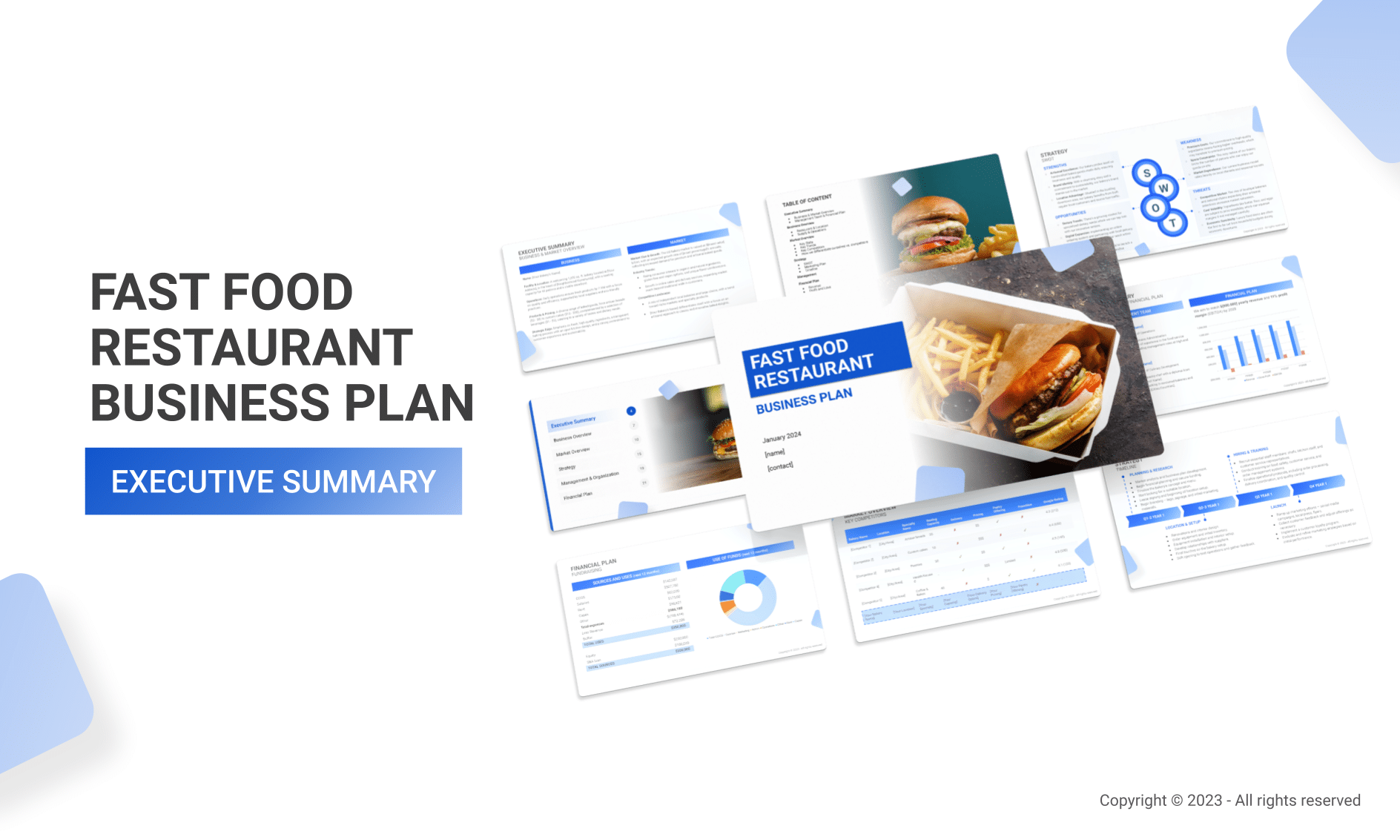 Executive Summary Of A Fast Food Restaurant Example 