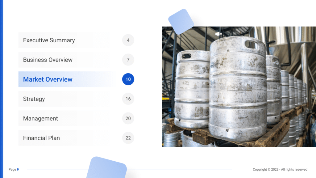 Brewery Business Plan market overview