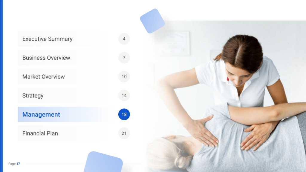 Chiropractic Clinic Business Plan management1