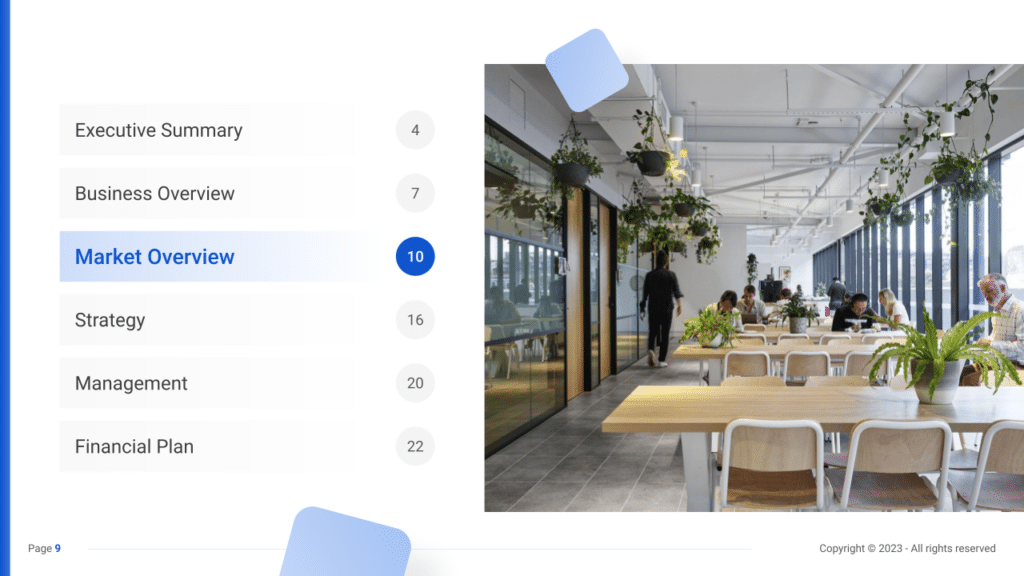 Coworking Busines Plan market overview1