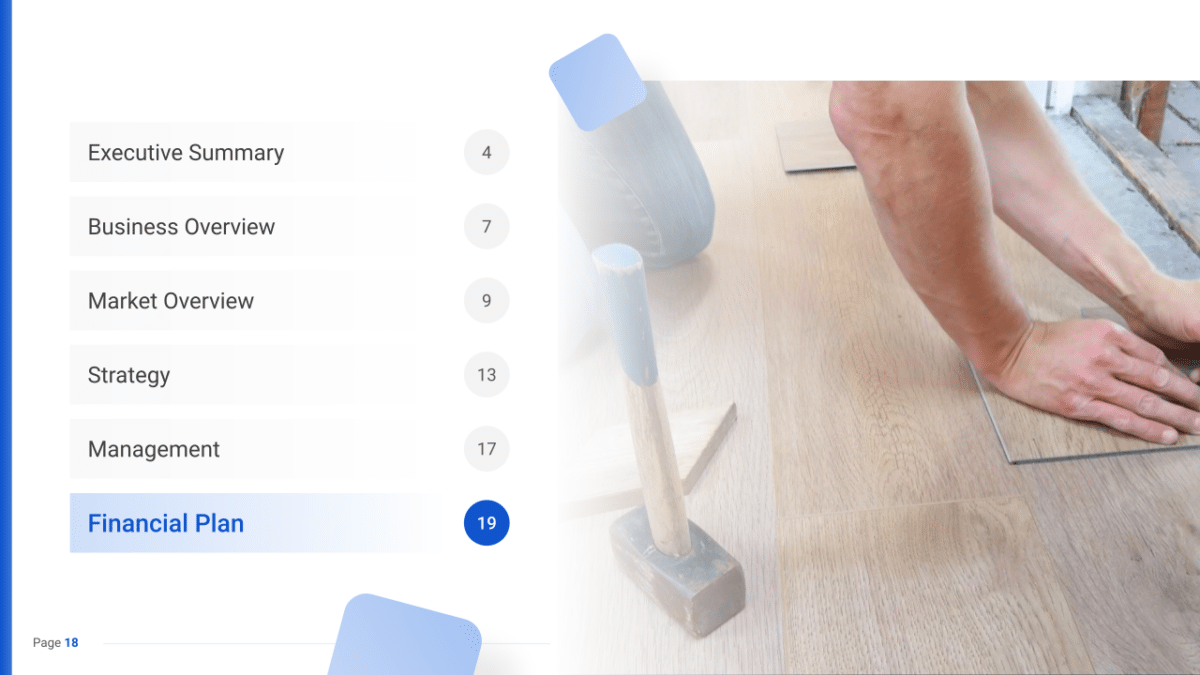 Flooring Business Plan PDF Example SharpSheets