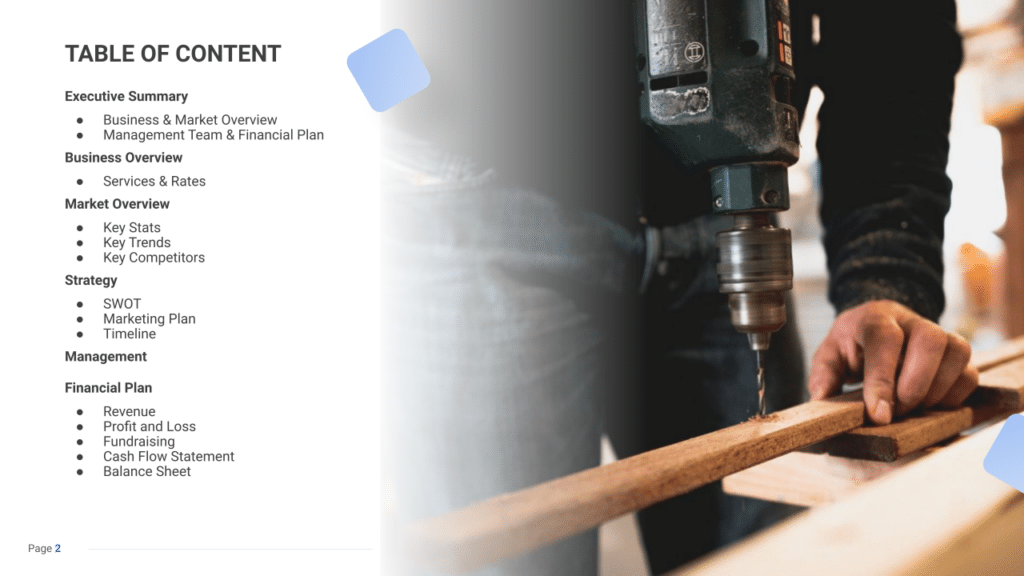 handyman business plan