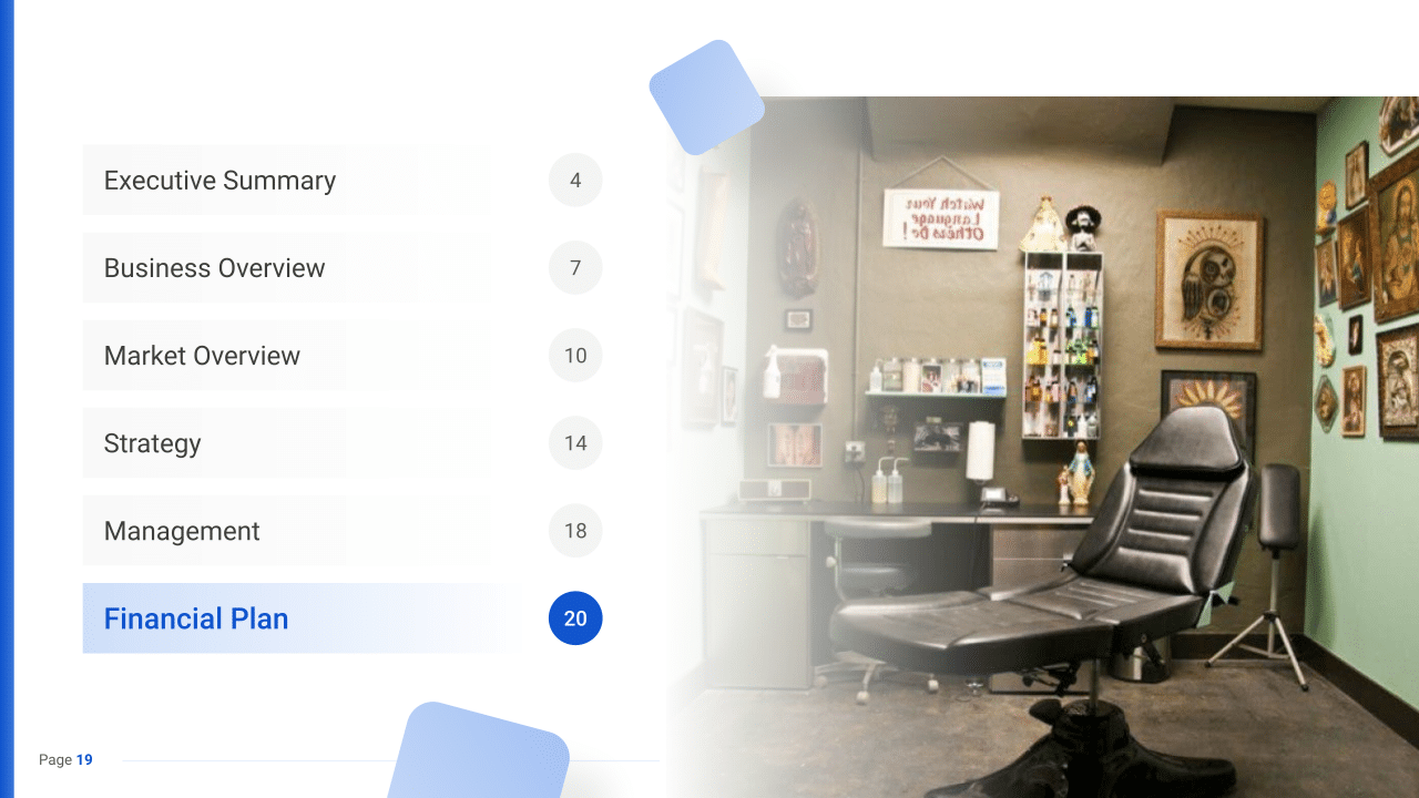 Tattoo Parlor Business Plan Template & PDF Example SharpSheets