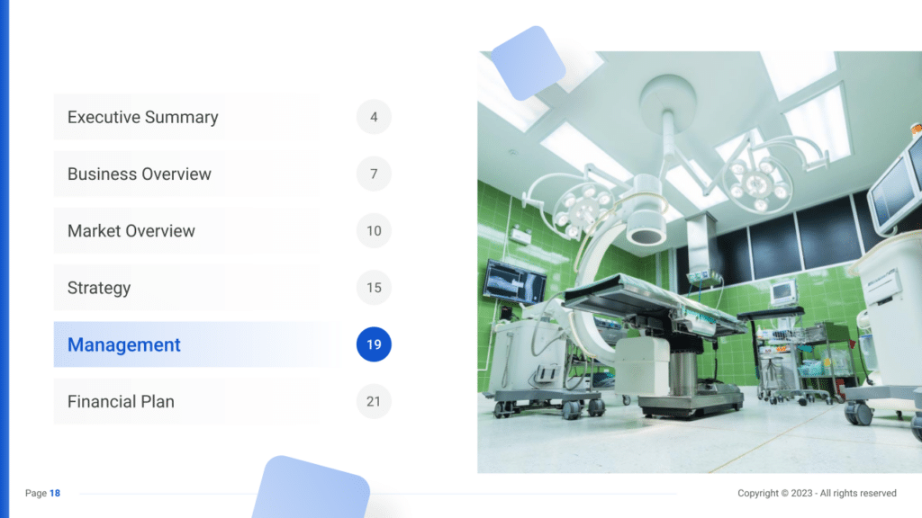 Veterinary Clinic Business Plan management