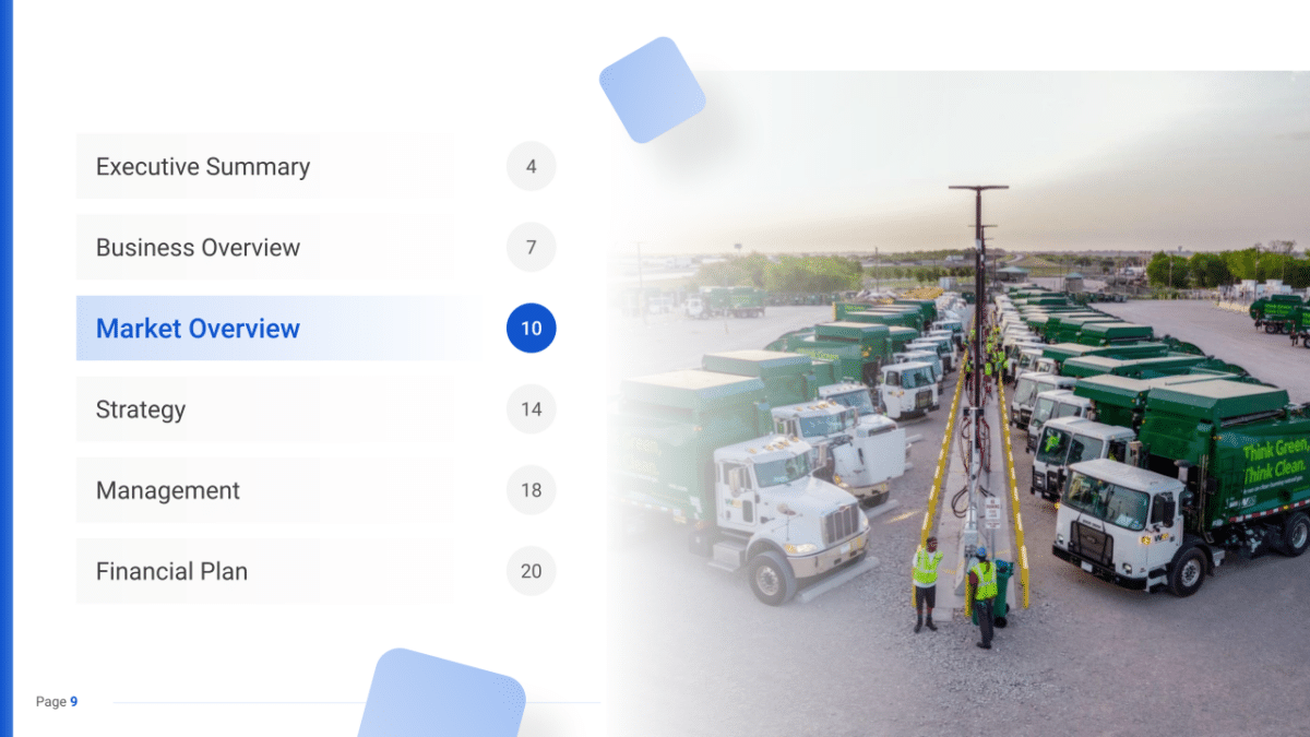 Visual Reference: Waste Management Business Plan Pdf Example