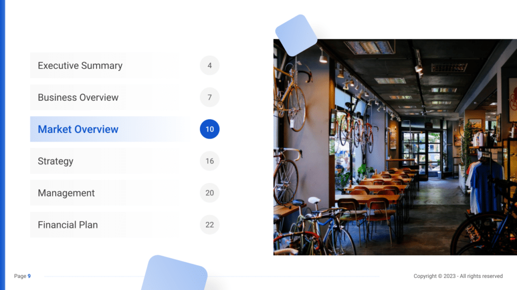 Bike Shop Business Plan market overview