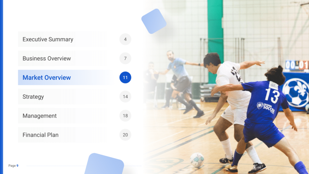 Indoor Soccer Business Plan market overview