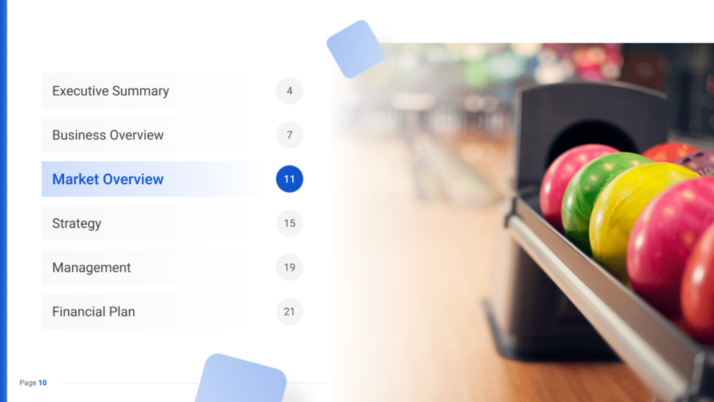Bowling Center Business Plan market overview