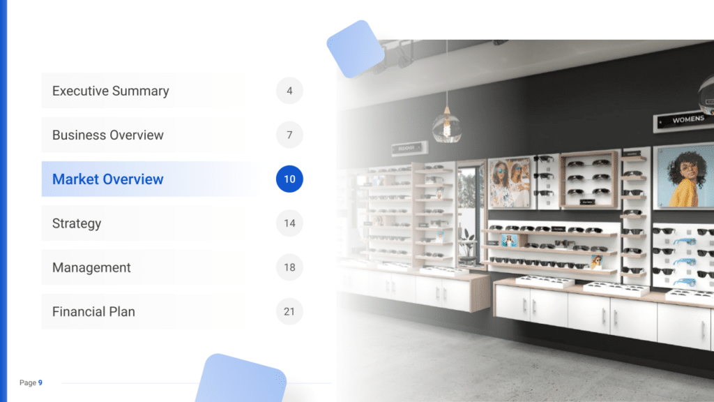 Optician Business Plan market overview