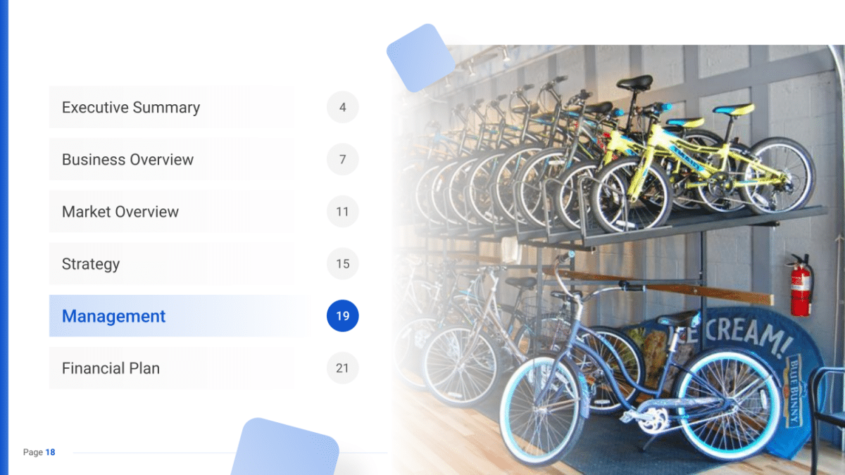 Bicycle Rental Business Plan Template & PDF Example - SharpSheets