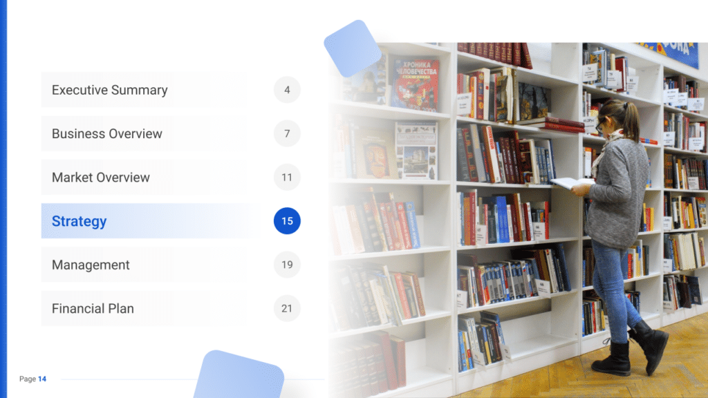 Bookstore Business Plan strategy