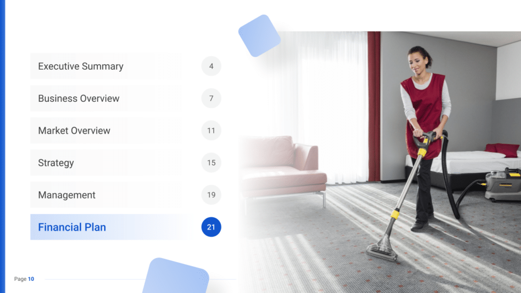 Carpet and Upholstery Cleaning Business Plan financial plan